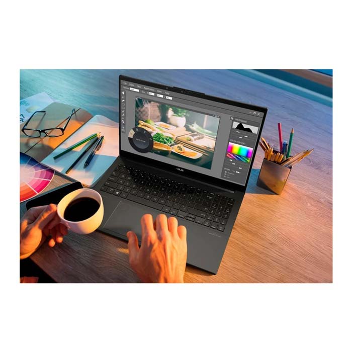 لپ تاپ 15.6 اینچی ایسوس مدل Q533MJ Core Ultra 7 -16GB DDR5-1TB SSD-RTX3050-OLED-W