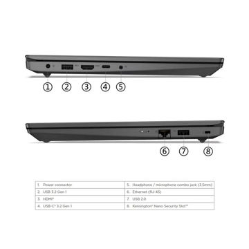 لپ تاپ 15.6 اینچی لنوو مدل V15 I5 IRU-i3 13420H-16GB DDR4-1T SSD-TN