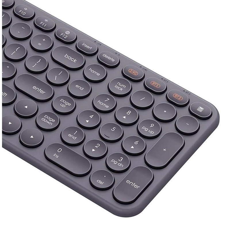 کیبورد بی‌سیم بیسوس مدل K01B با سوییچ ممبران