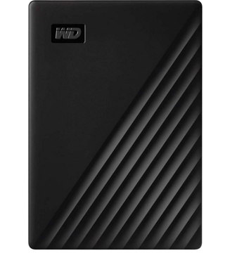 هارد اکسترنال وسترن دیجیتال مدل My Passport با ظرفیت پنج ترابایت دارای رابط USB Type-A 3.2
