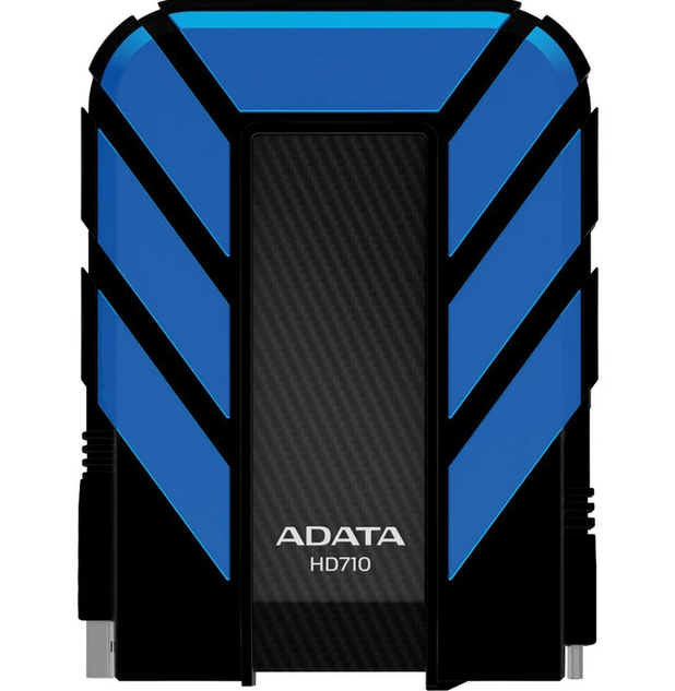 هارد اکسترنال ای دیتا مدل HD710 با ظرفیت یک ترابایت دارای رابط USB Type-A 3.2