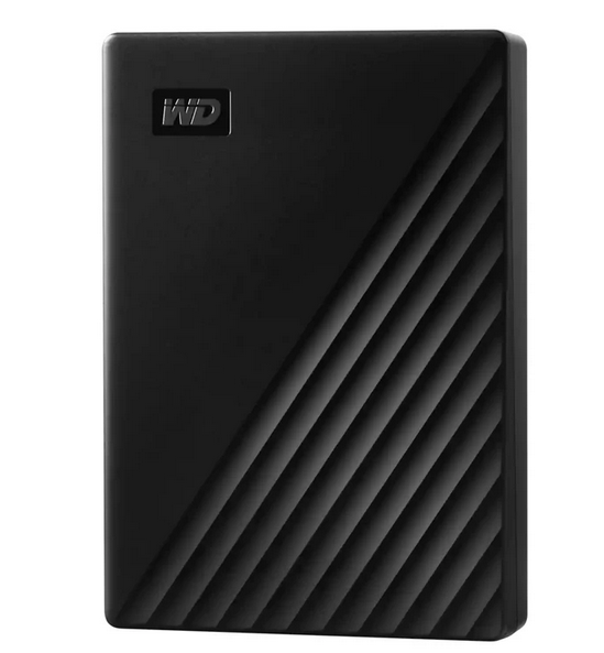 هارد اکسترنال قابل حمل وسترن دیجیتال مدل My Passport، با ظرفیت 6 ترابایت، دارای رابط کابل USB Type-A 3.0