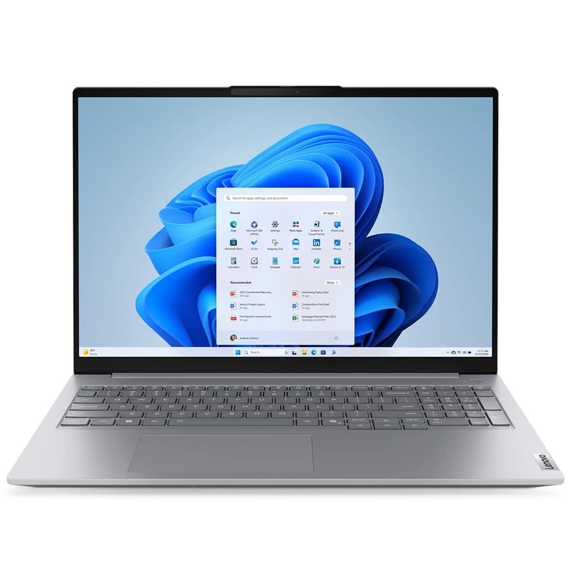 لپ تاپ لنوو ThinkBook 16 G8 IAL-Core Ultra 7 255H-16GB DDR5 512GB SSD-IPS + چهار ماه خدمات رایگان نصب نرم افزار