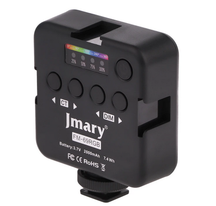 نور ثابت جی ماری مدل FM-69RGB شارژی RGB