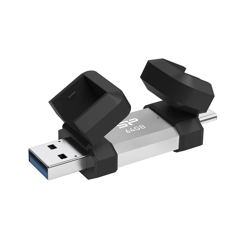 فلش مموری USB 3.2 سیلیکون پاور مدل C51 ظرفیت 64 گیگابایت