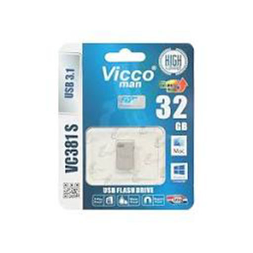 فلش مموری ویکو 32 گیگابایت مدل VICCO 381 sillver دارای USB 3.0