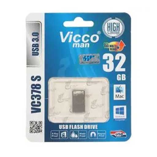 فلش مموری ویکو 32 گیگابایت مدل VICCO 378 sillver دارای USB 3.0