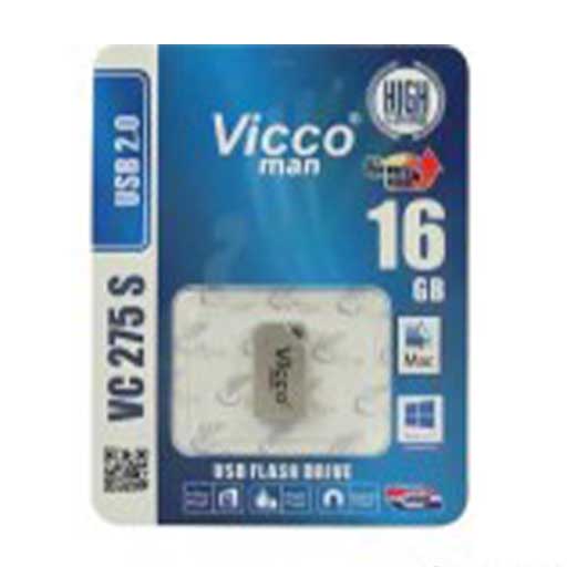 فلش مموری ویکومن 64 گیگابایت مدل USB2.0  VICCO 275 Silver