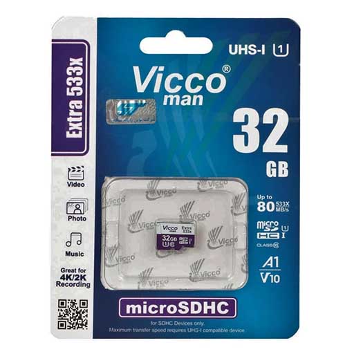میکرو ویکومن  Vicco man microSDHC  533X-32GB 