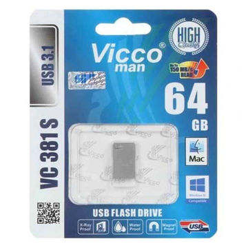 فلش مموری ویکومن مدل VC381 ظرفیت 64 گیگابایت دارای USB 3.0