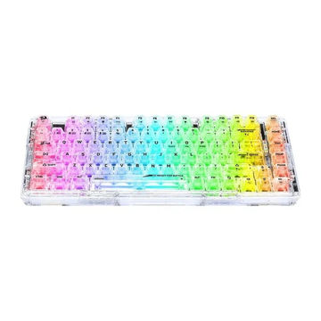 کیبورد گیمینگ بی سیم ردراگون مدل K649 ELF PRO شفاف