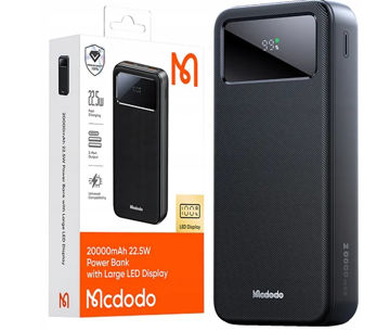 پاوربانک مک‌دودو 20000mAh شارژ سریع 22.5W با نمایشگر دیجیتال مدل MACDODO MC‑4230