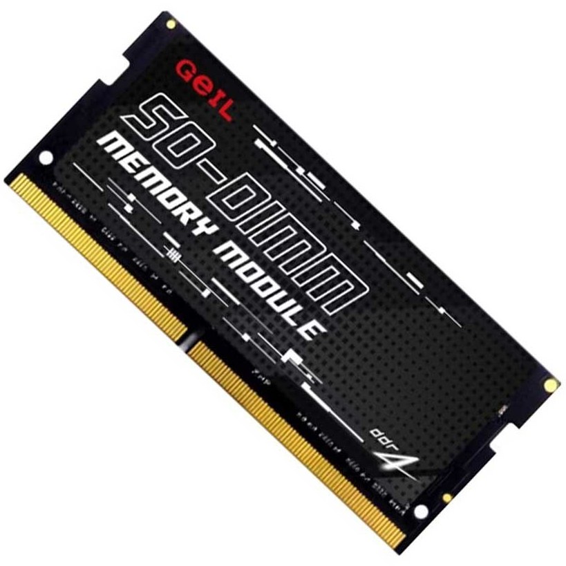 رم لپ‌تاپ  GEIL تک کاناله فرکانس 3200 مگاهرتز DDR4 تایمینگ CL22 حافظه 4 گیگابایت