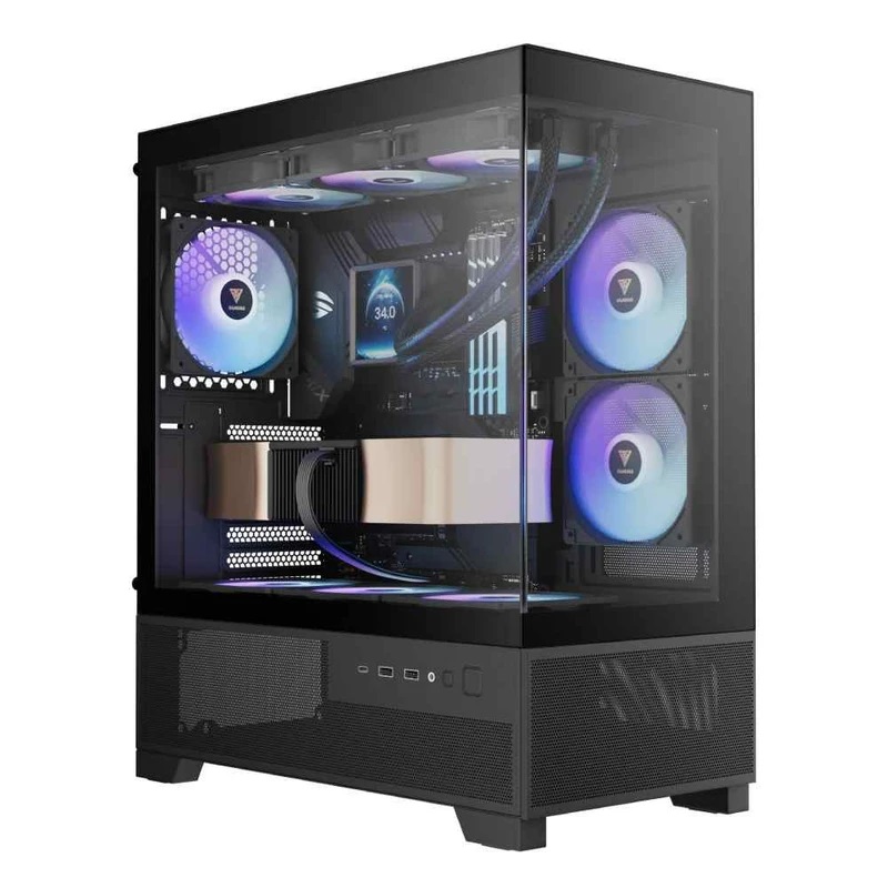 کیس کامپیوتر گیمینگ گیم دیاس مدل AURA GC12 ARGB