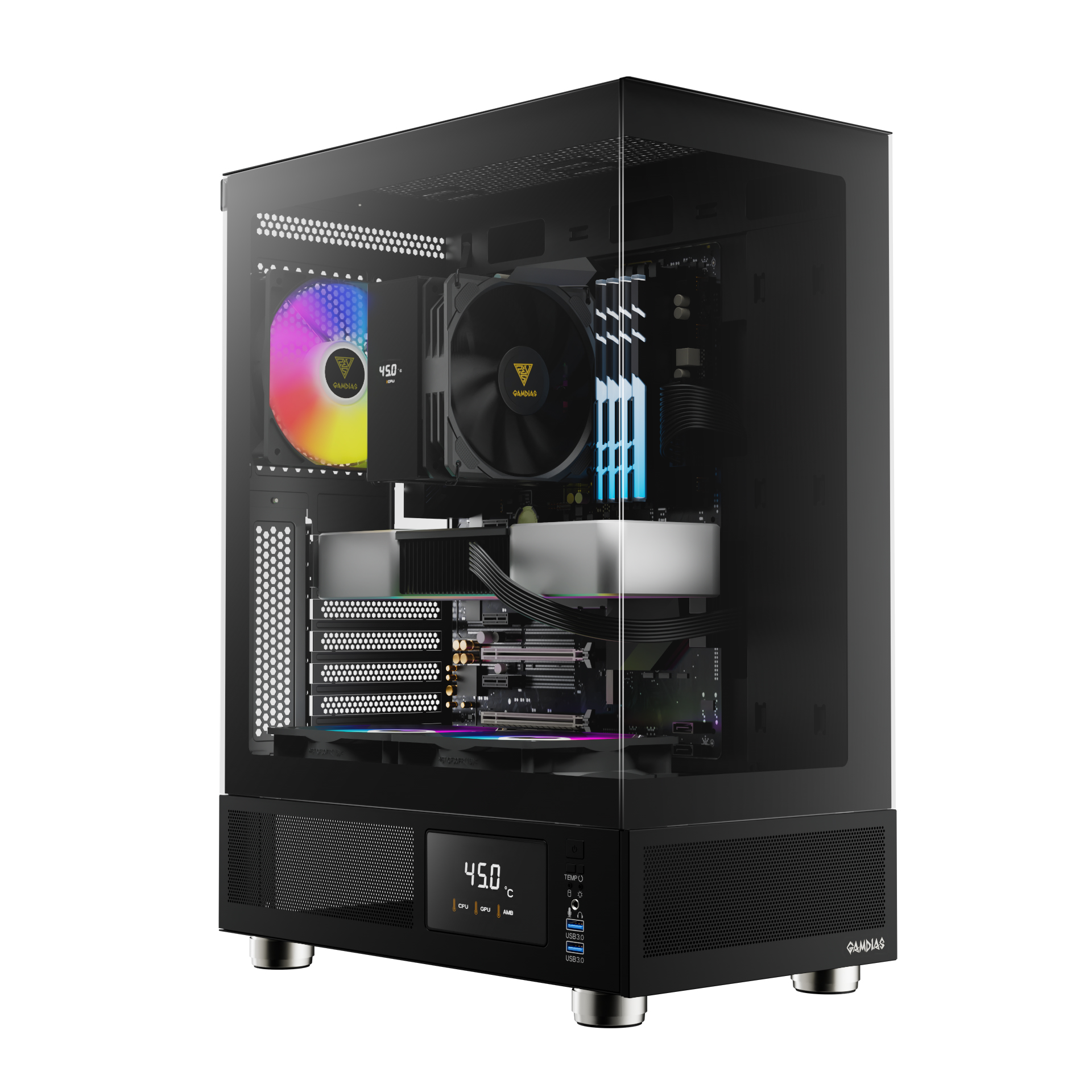 کیس کامپیوتر گیم دیاس مدل ATLAS E1
