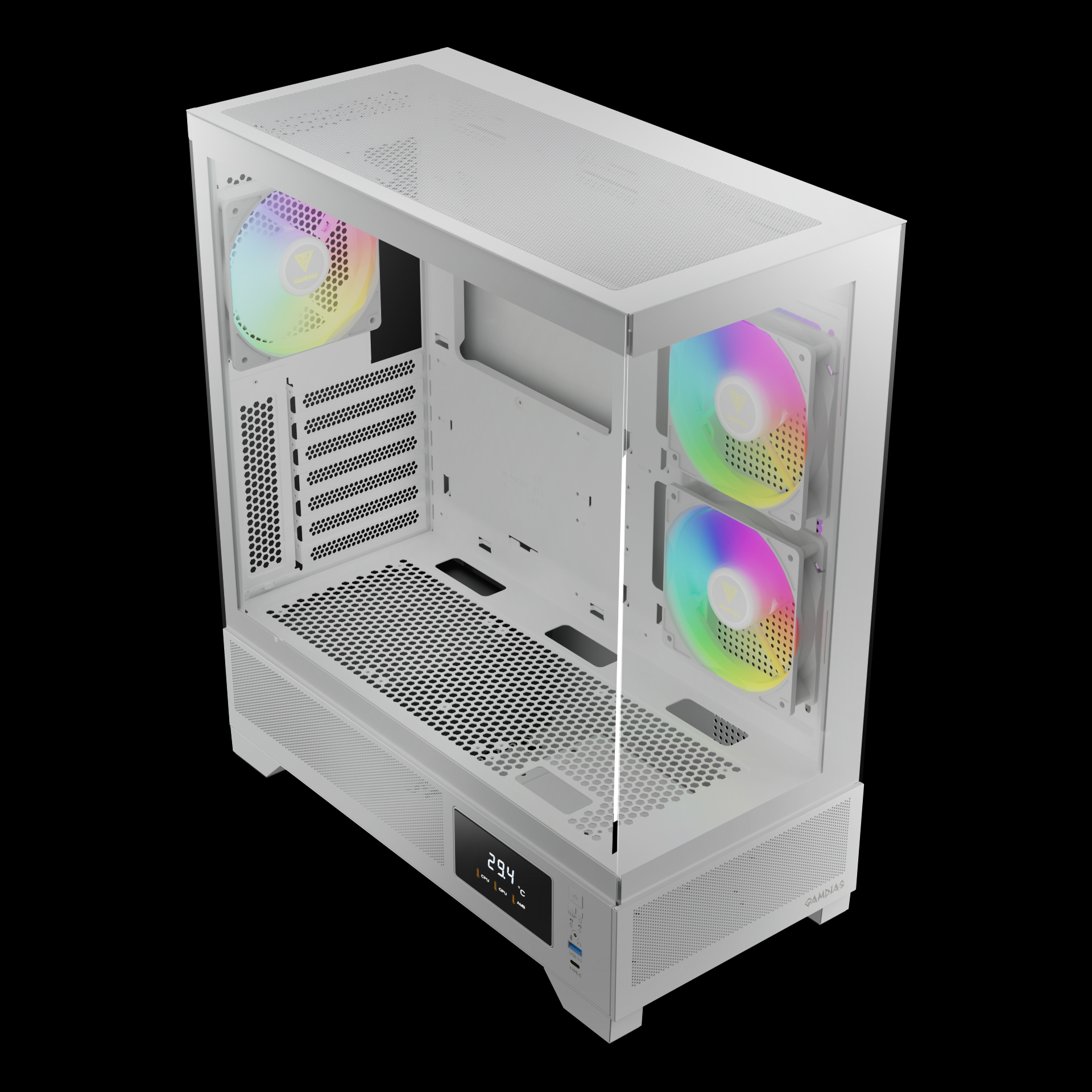 کیس کامپیوتر گیم دیاس مدل ATLAS M1 WH