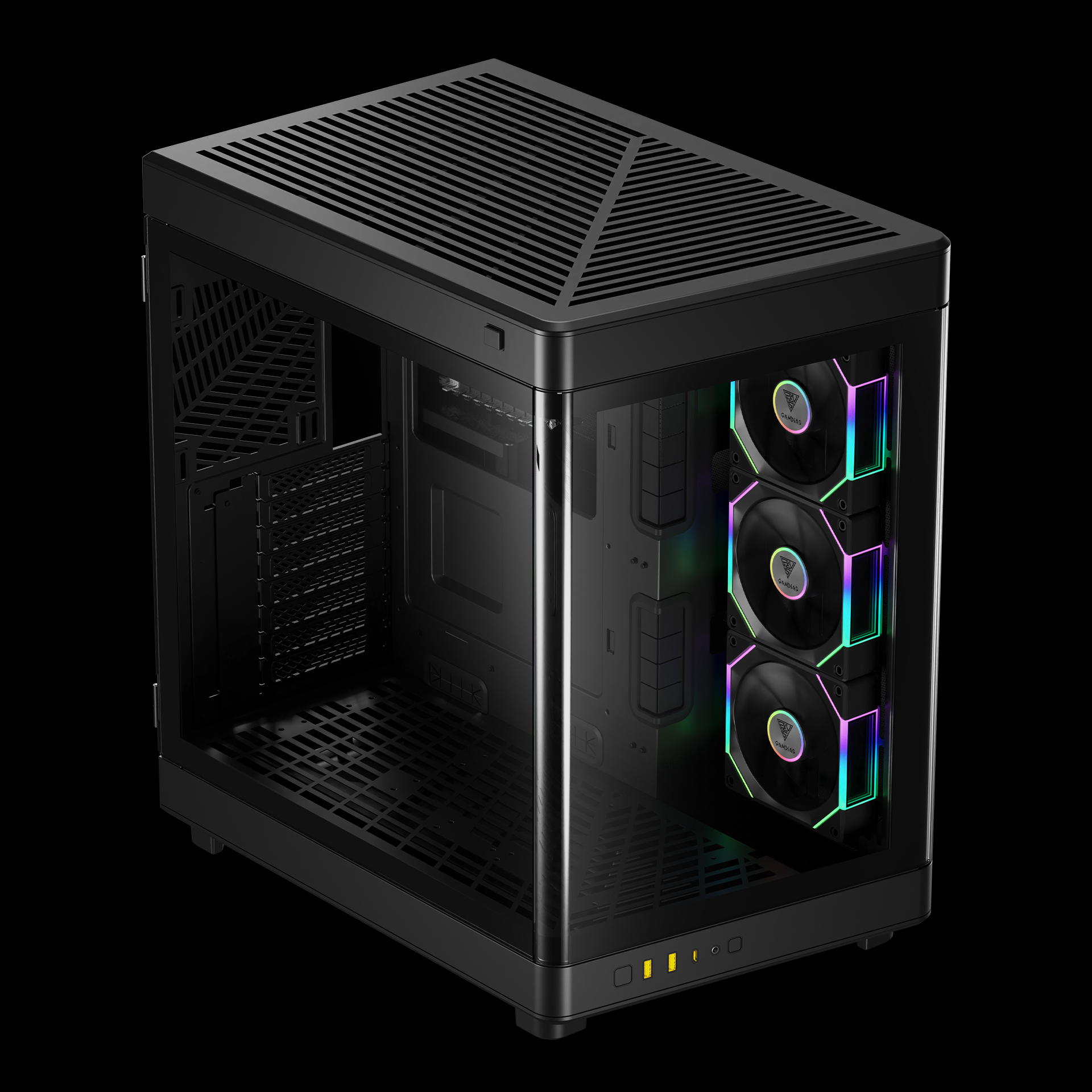 کیس کامپیوتر گیم دیاس مدل NESO P1 PRO B