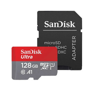 کارت حافظه microSDXC سن دیسک مدل Ultra A1 کلاس 10 استاندارد UHS-I سرعت 150MBps ظرفیت 128 گیگابایت