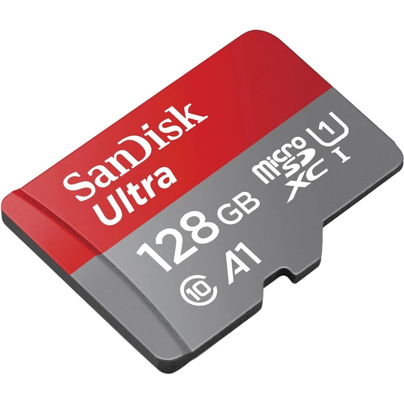 کارت حافظه microSDXC سن دیسک مدل Ultra A1 کلاس 10 استاندارد UHS-I سرعت 150MBps ظرفیت 128 گیگابایت