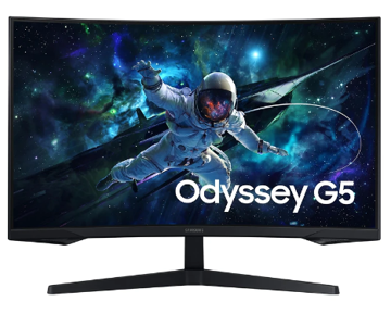 مانیتور 27 اینچ سامسونگ مدل Odyssey G5 G55C LS27CG552
