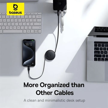 کابل تبدیل USB-C به USB-C باسئوس مدل Baseus Free2Pull