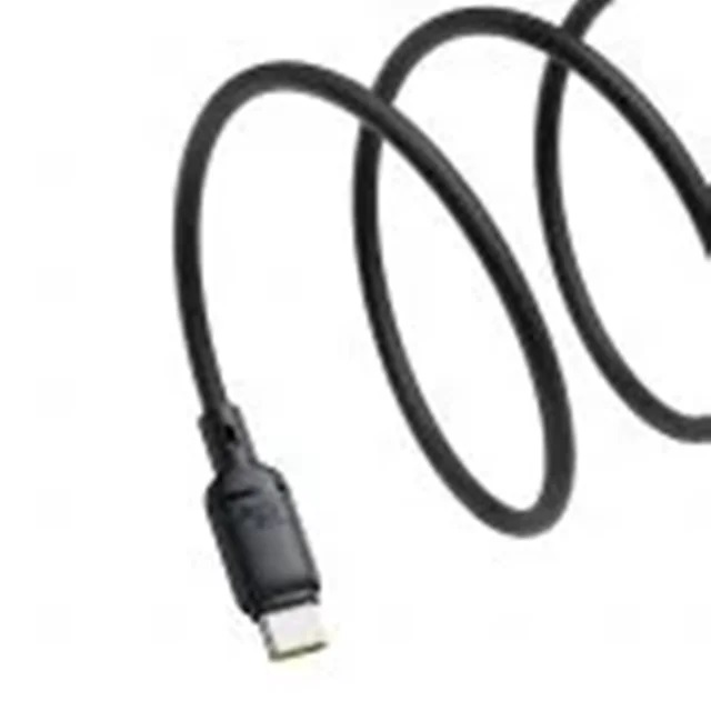 کابل فست شارژ باسئوس توان ۱۰۰ وات طول ۱ متر Silky Series USB به Type‑C