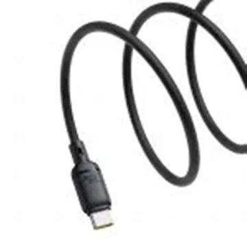 کابل فست شارژ باسئوس توان ۱۰۰ وات طول ۱ متر Silky Series USB به Type‑C