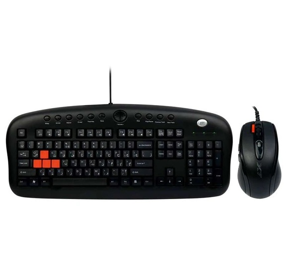 ماوس و کیبورد گیمینگ ای فورتک مدل KX-2810 باسیم