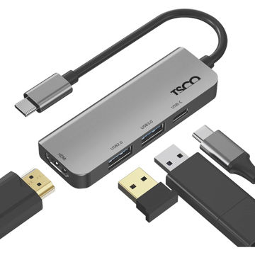 هاب USB تسکو چهار پورت تایپ سی مدل THU 1152