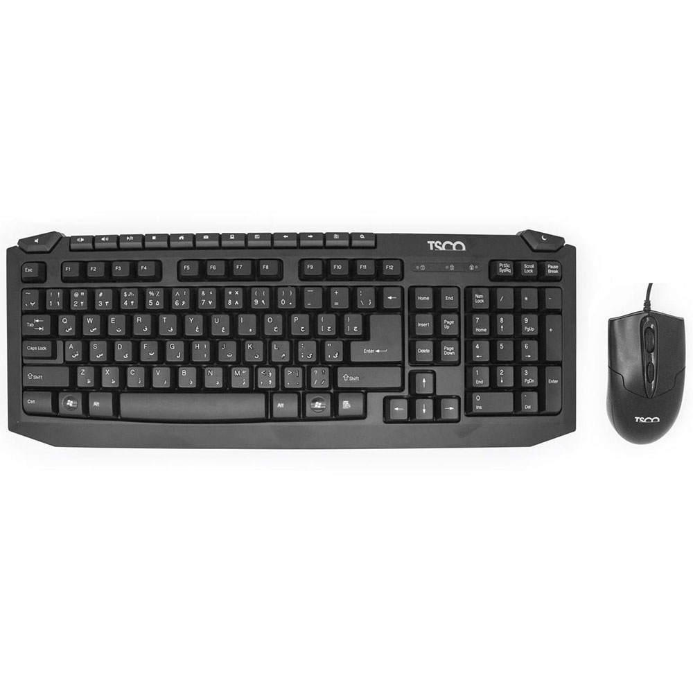 ست ماوس و کیبورد تسکو مدل TKM 8054N باسیم