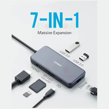 هاب 7 پورت USB-C انکر  مدل A8352HA1