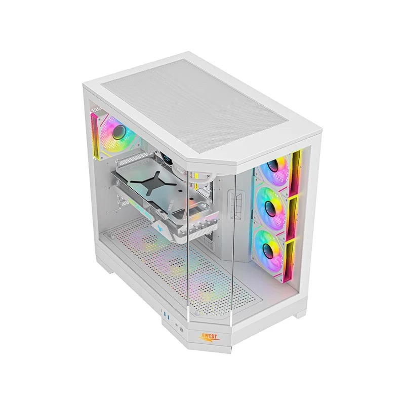 کیس کامپیوتر گیمینگ اوست مدل GT-AQ1-MW
