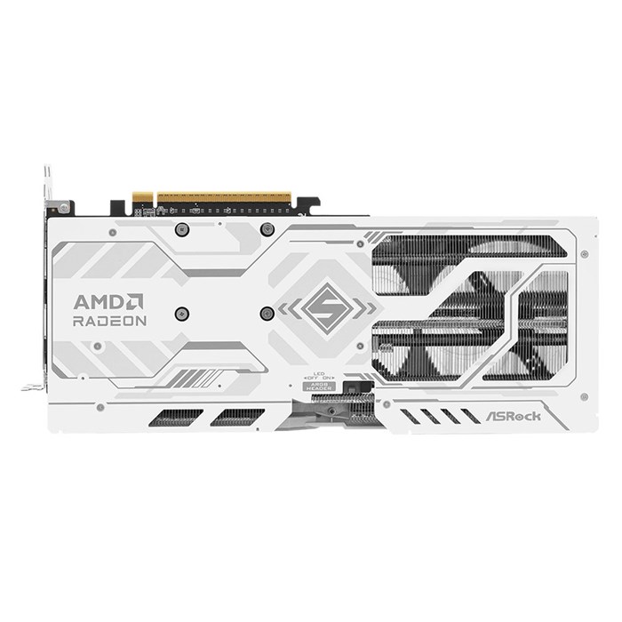 کارت گرافیک ازراک AMD Radeon RX 9060 XT Steel Legend 16GB OC White