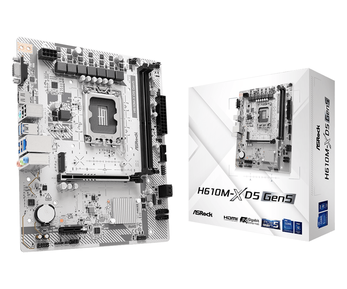 مادربرد ازراک مدل H610M-X DDR5