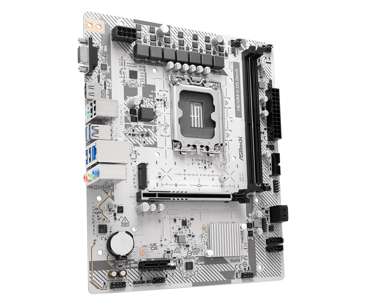 مادربرد ازراک مدل H610M-X DDR5