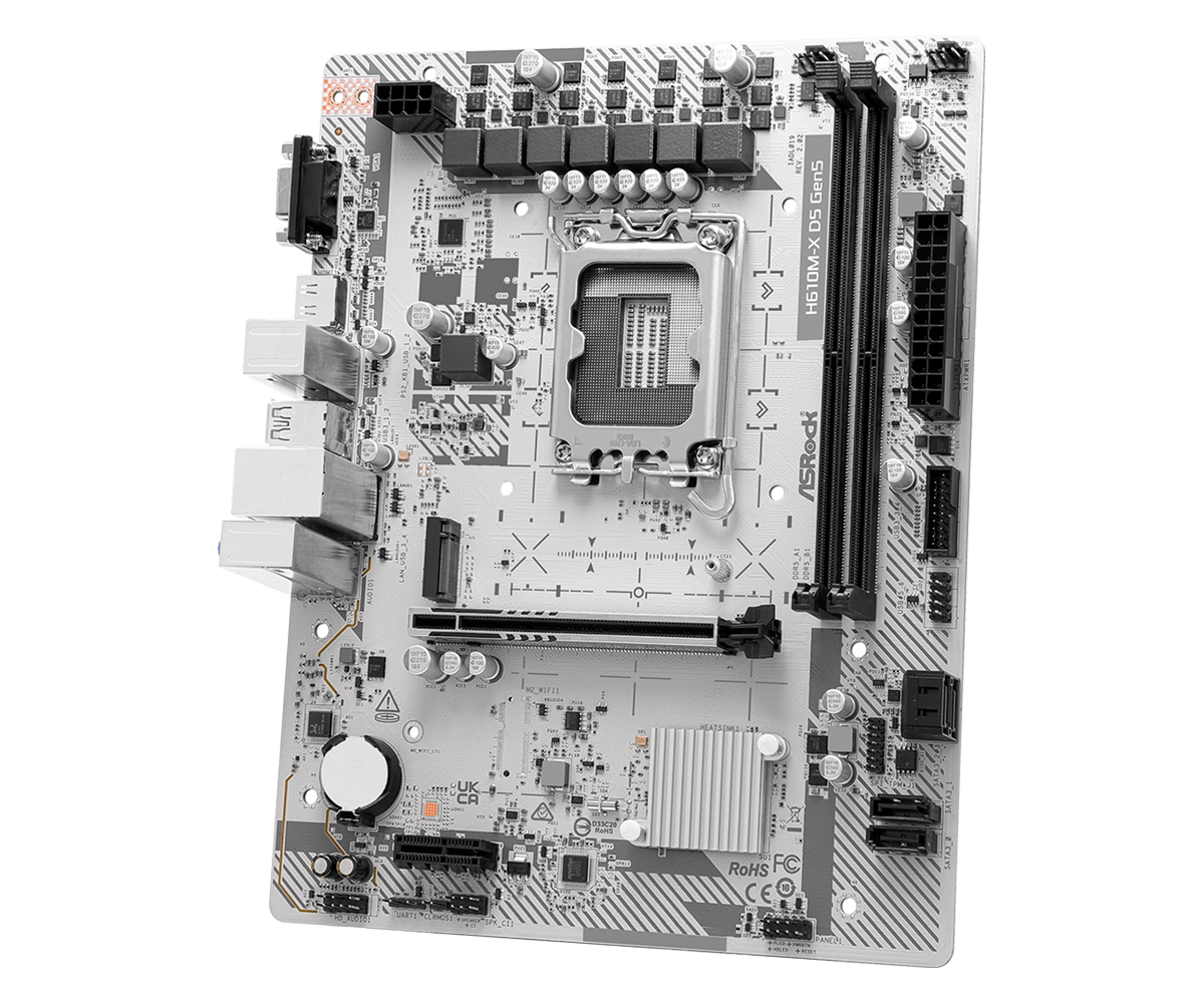 مادربرد ازراک مدل H610M-X DDR5
