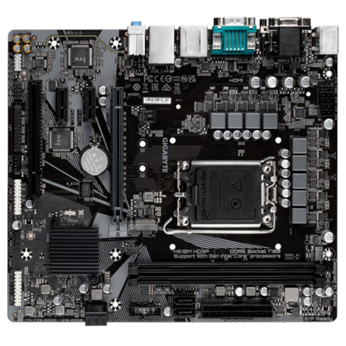 مادربرد گیگابایت Motherboard GigaByte H610M HD3P LGA1700 DDR5