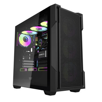 کیس کامپیوتر گیمینگ دارک فلش مدل DS900 Mesh ATX Black