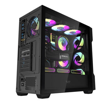کیس کامپیوتر گیمینگ دارک فلش مدل DS900 Mesh ATX Black