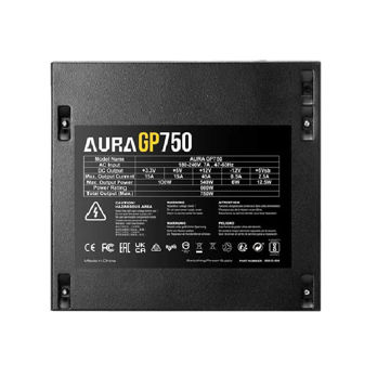 منبع تغذیه کامپیوتر گیم دیاس مدل AURA GP750 Bk