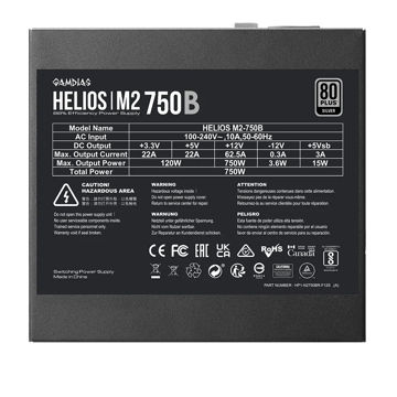 منبع تغذیه گیم دیاس GAMDIAS HELIOS M2-750B