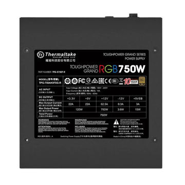 منبع تغذیه کامپیوتر ترمالتیک مدل Toughpower Grand RGB 750W Gold