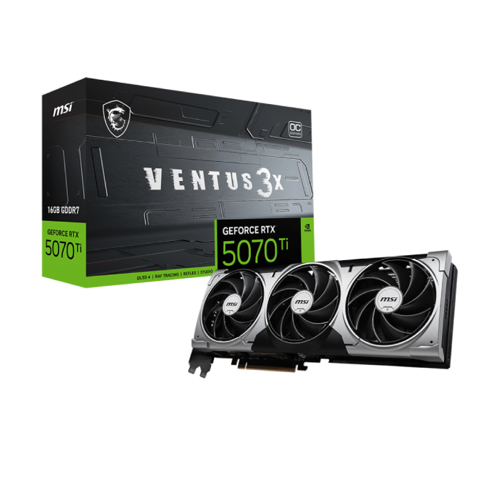 کارت گرافیک ام اس آی مدل GeForce RTX™ 5070 Ti 16G VENTUS 3X OC