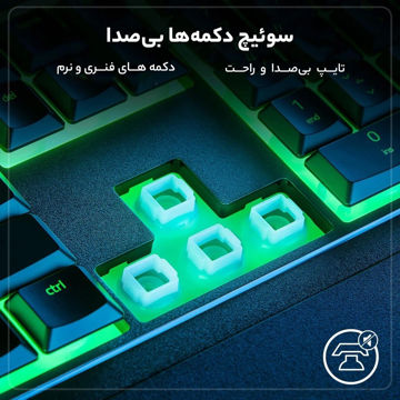 کیبورد گیمینگ ریزر مدل ORNATA V3 X با سیم