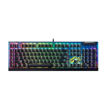 کیبورد گیمینگ ریزر مدل BlackWidow V4 X Fortnite Edition