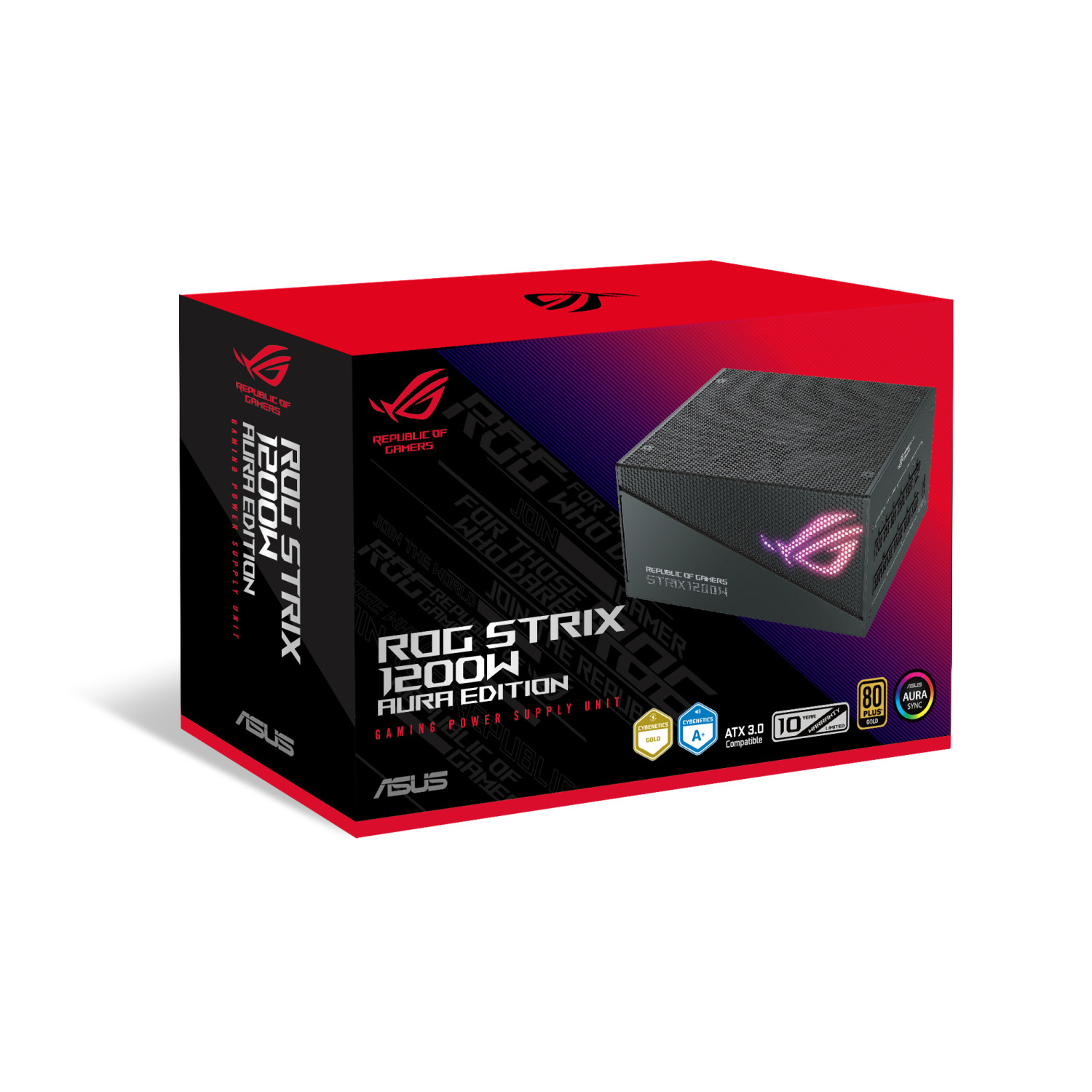 منبع تغذیه کامپیوتر ایسوس مدل ROG STRIX 1200W Aura Edition