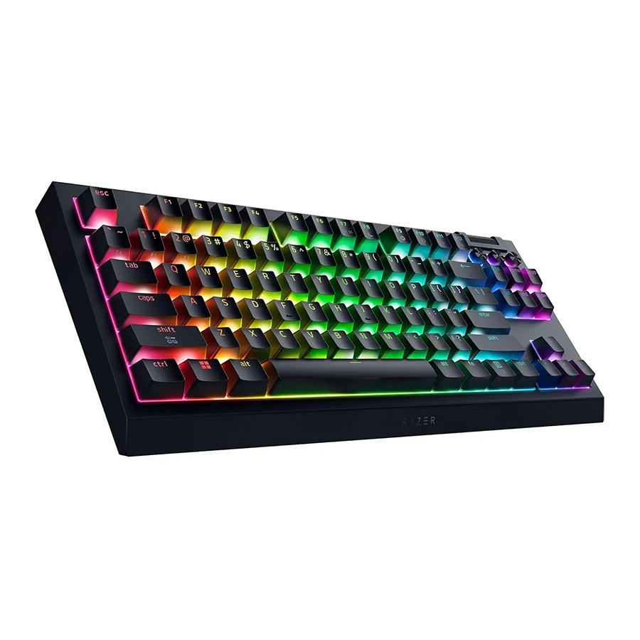 کیبورد مکانیکال گیمینگ ریزر  BLACKWIDOW V4 HYPERSPEED TENKEYLESS