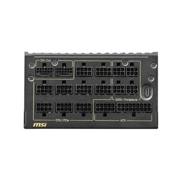 منبع تغذیه کامپیوتر 1600 وات ام اس آی مدل MEG Ai1600T Titanium PCIE5