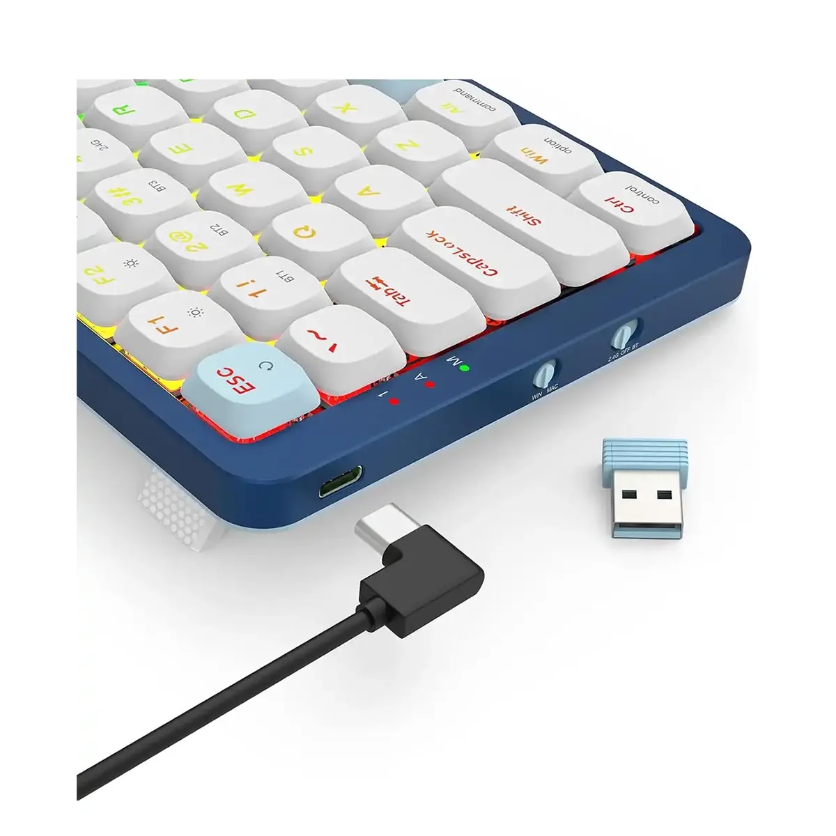 کیبورد گیمینگ ردراگون EVA K684WB-RGB-PRO|RS WLS
