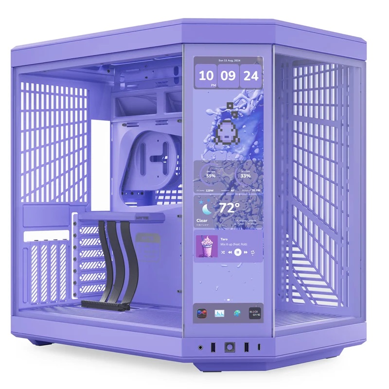 کیس کامپیوتر گیمینگ هایت مدل Y70 Touch Infinite Taro Milk